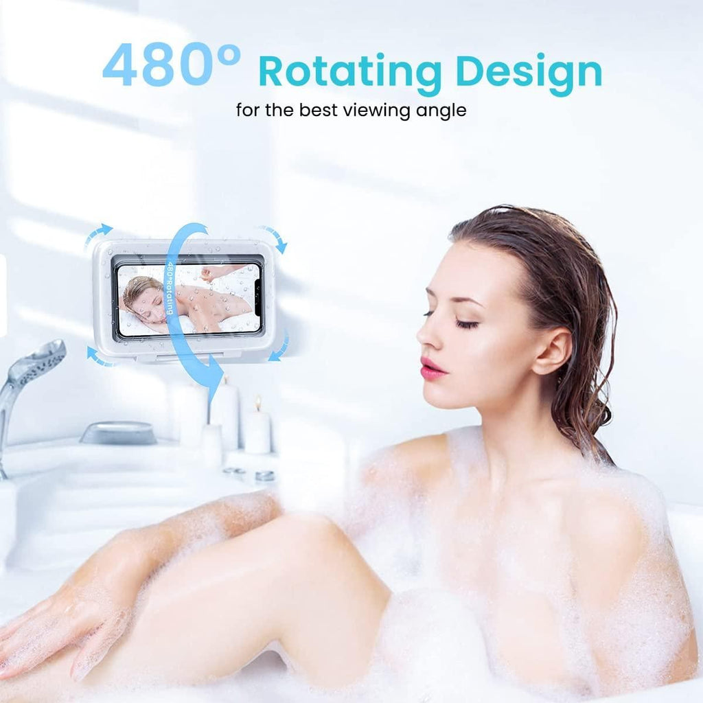Waterproof Phone Holder – Bathroom Shower Wall Mount