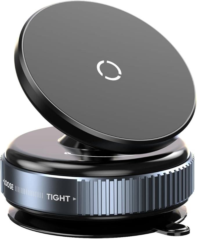 Magnetic Car Phone Holder – Powerful Suction & 360° Rotation