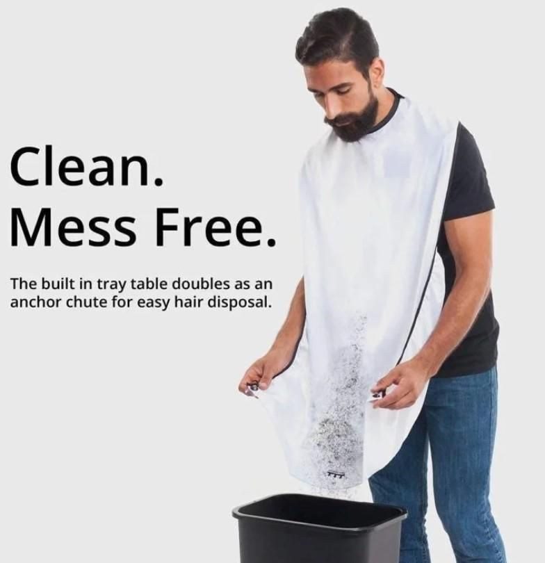 No-Mess Beard Grooming Cape