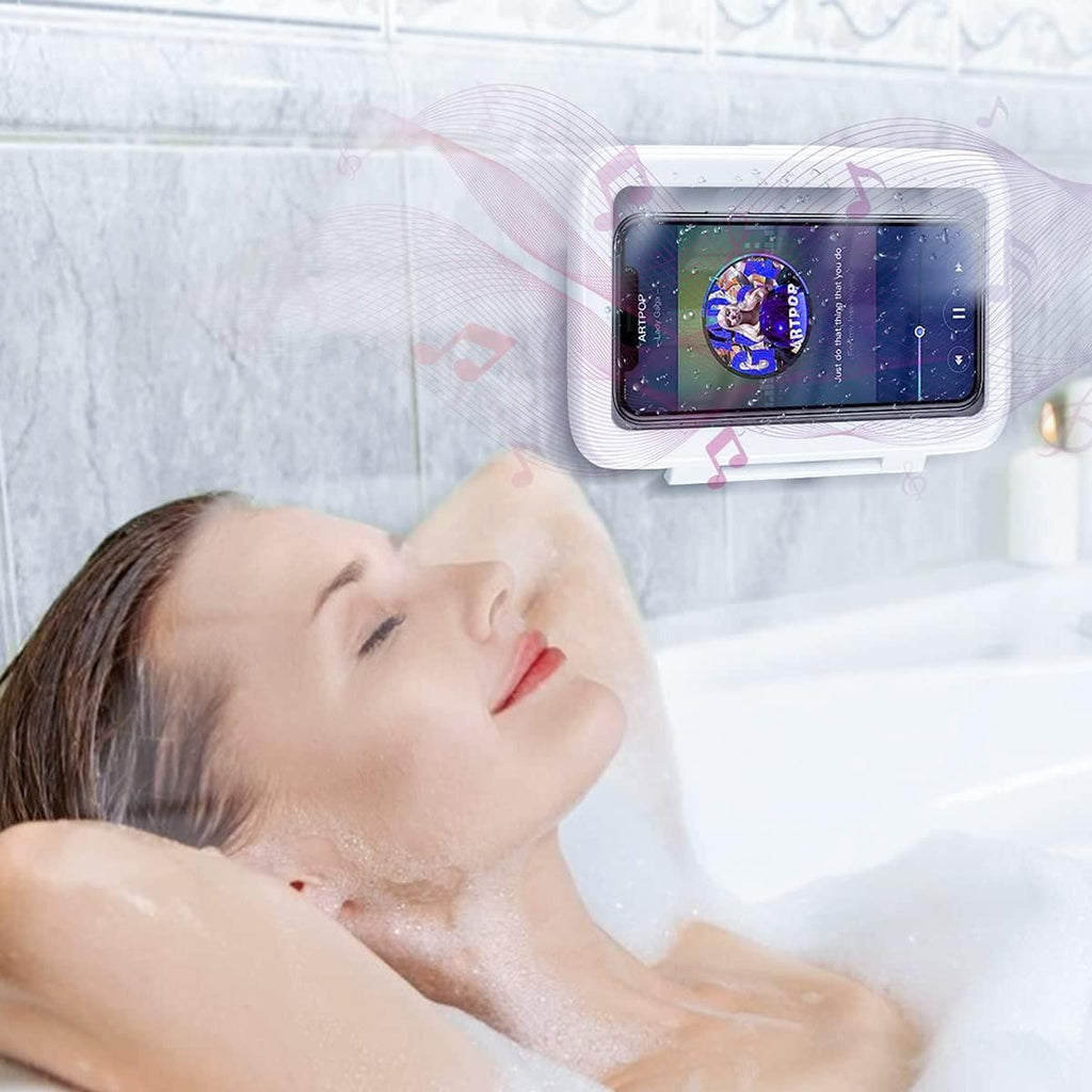 Waterproof Phone Holder – Bathroom Shower Wall Mount