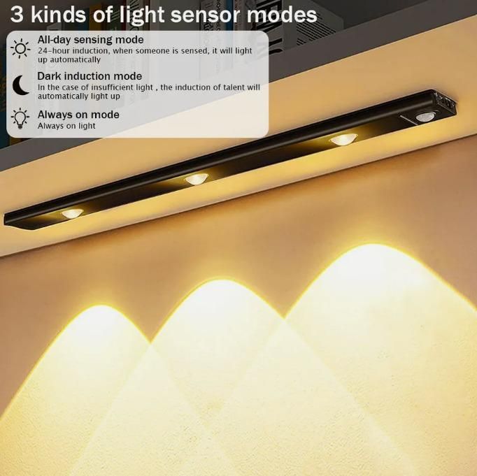 Rechargeable PIR Motion Sensor LED Cabinet Light