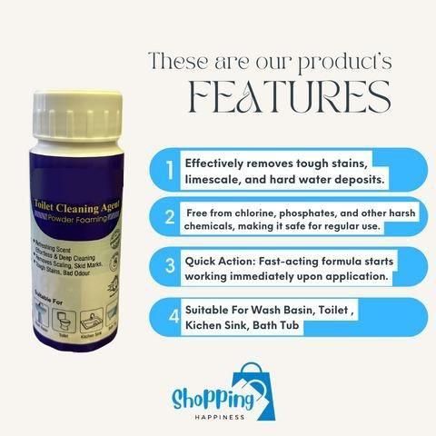 Powerful Toilet Cleaning Agent – 100 g (Pack of 2)